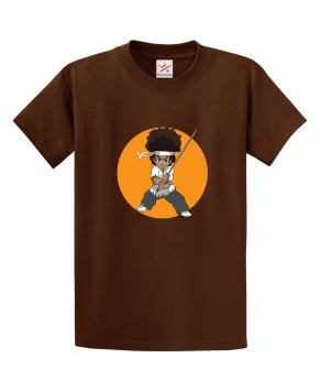 Huey Goku Unisex Classic Kids and Adults T-Shirt For Anime Lovers